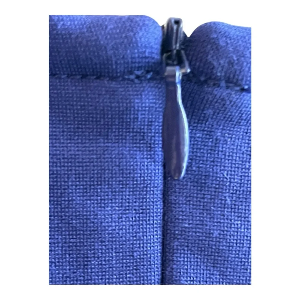 Trina Turk Royal Blue Colorblock‎ Sheath Dress | Size 6 - Picture 6 of 7